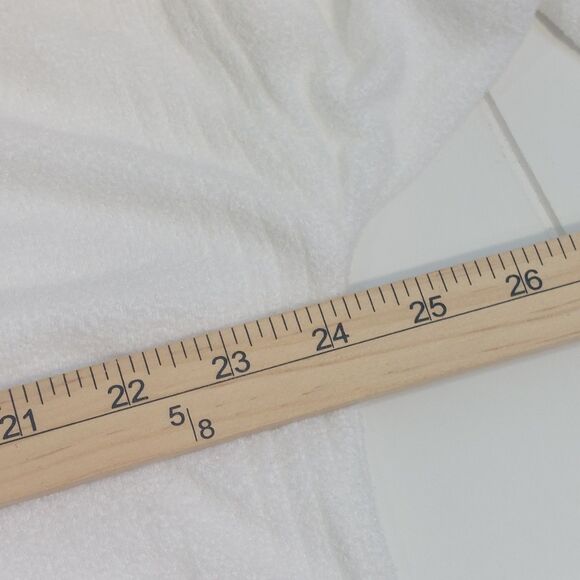 Barefoot Dreams Cozychic Ultra Lite Knit V Neck Sweater Women's XL White Tunic - Picture 11 of 12